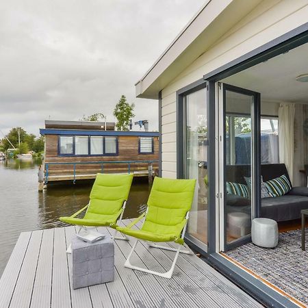 Bright And Comfortable Houseboat Aalsmeer Eksteriør billede